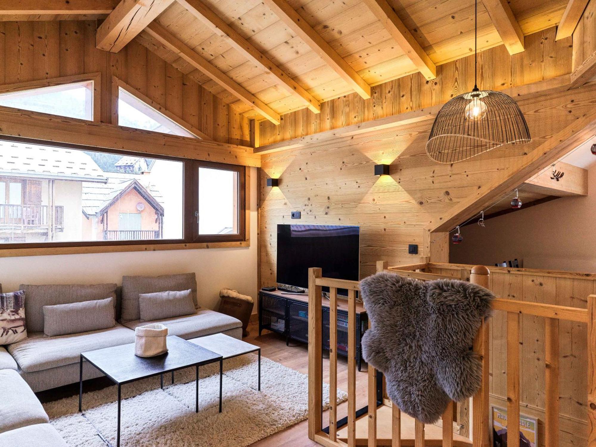Le Chenaillet, Duplex Au Pied Des Pistes Et Spa Montgenèvre Buitenkant foto